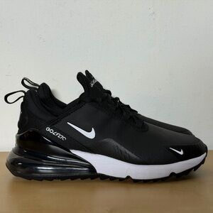 Nike Air Max 270 Golf Black White Sneakers CK6483-001 Men’s Size 8